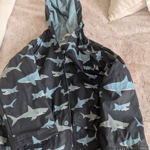 Hatley size 4 shark raincoat